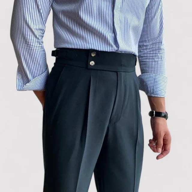 Ancien | Men's Portofino Pleated Trousers