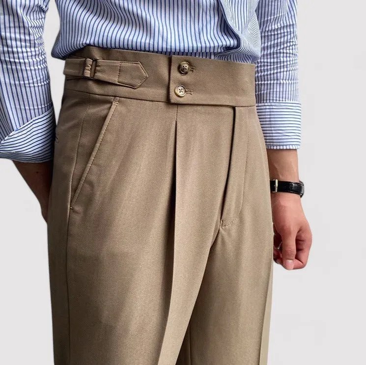 Ancien | Men's Portofino Pleated Trousers