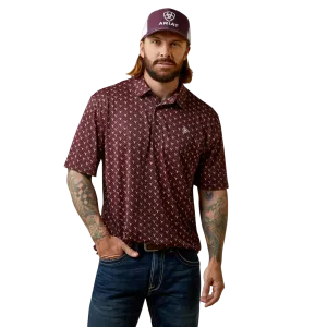 Ariat Men's Malbec All Over Print Polo