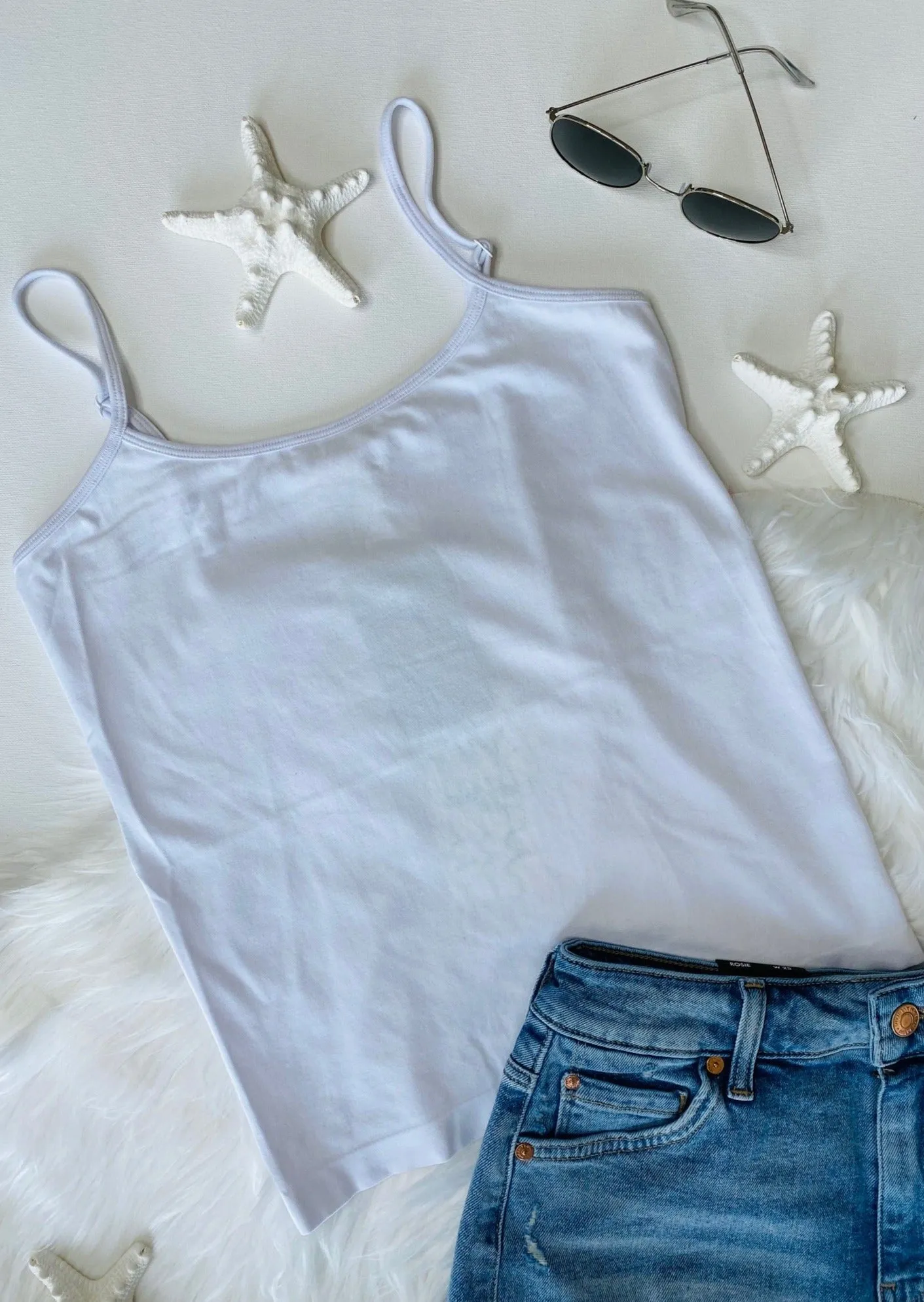 BAMBOO SHORT CAMI TOP- MORE COLORS