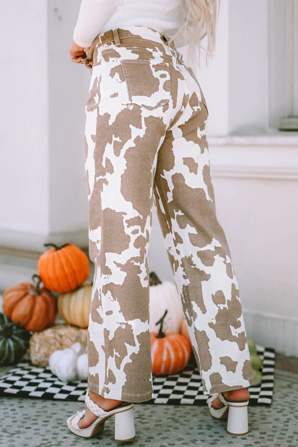 Bohemian Teal Wide Leg Pants