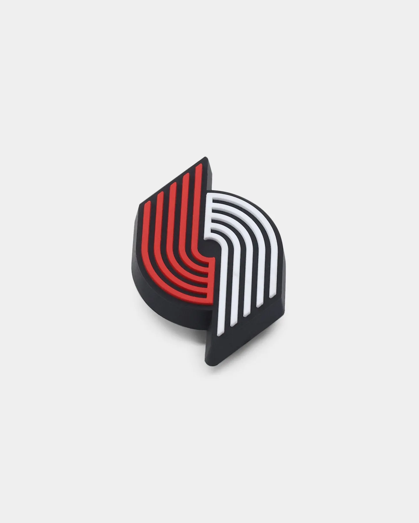 Crocs Portland Trail Blazers Logo Jibbitz Charm Original Team Colours