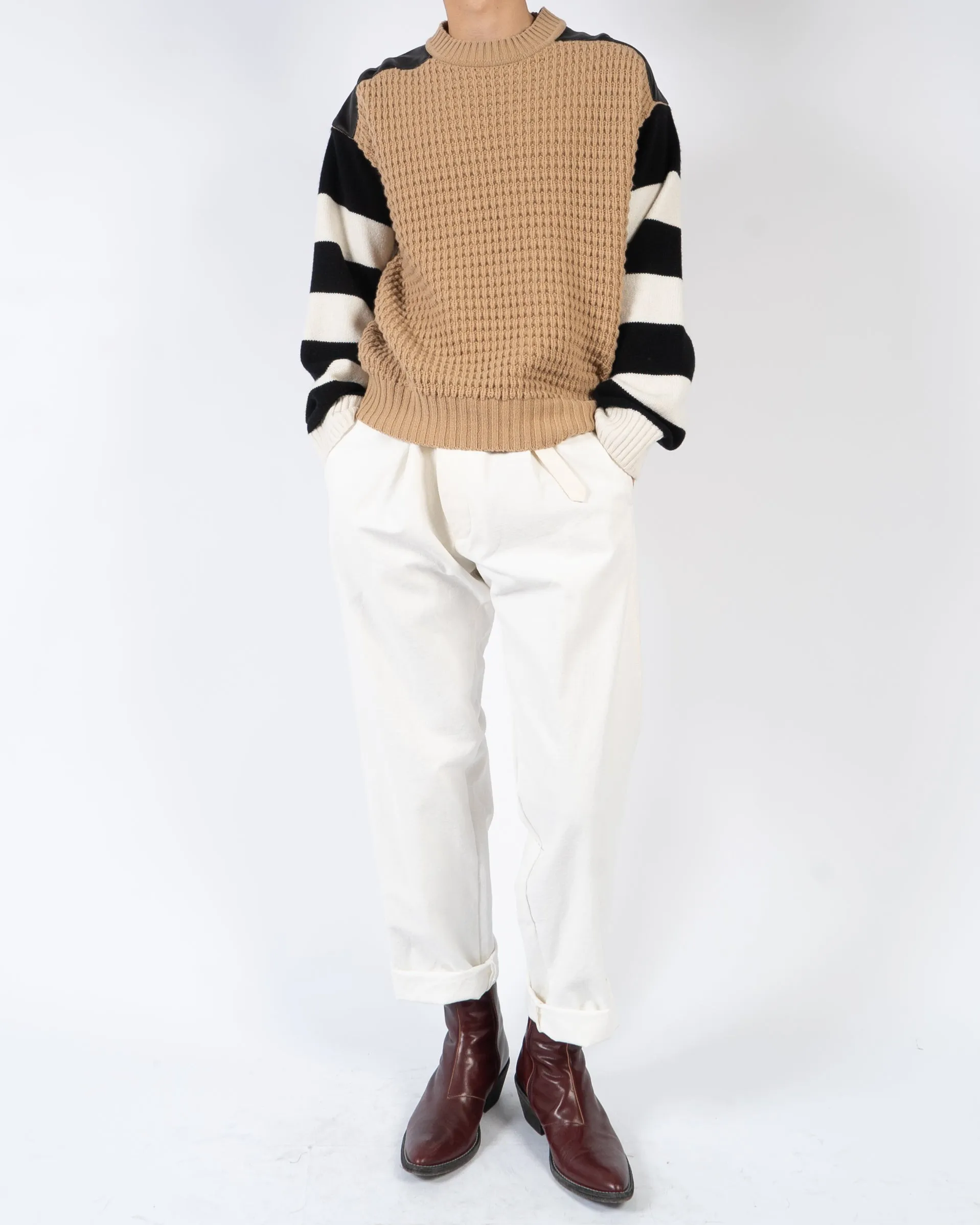 FW19 Brown Contrast Sweater Sample