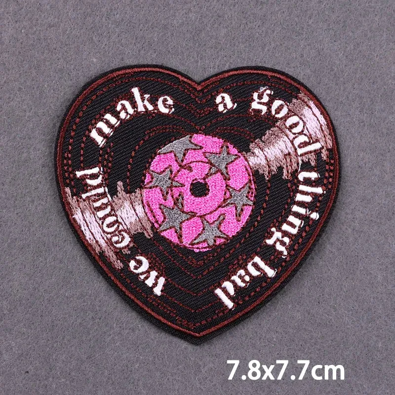 Handmade 3D Metal Band Iron-On Patches – Embroidered Rock & Punk Music Badges for Clothes, Jackets, and Bags