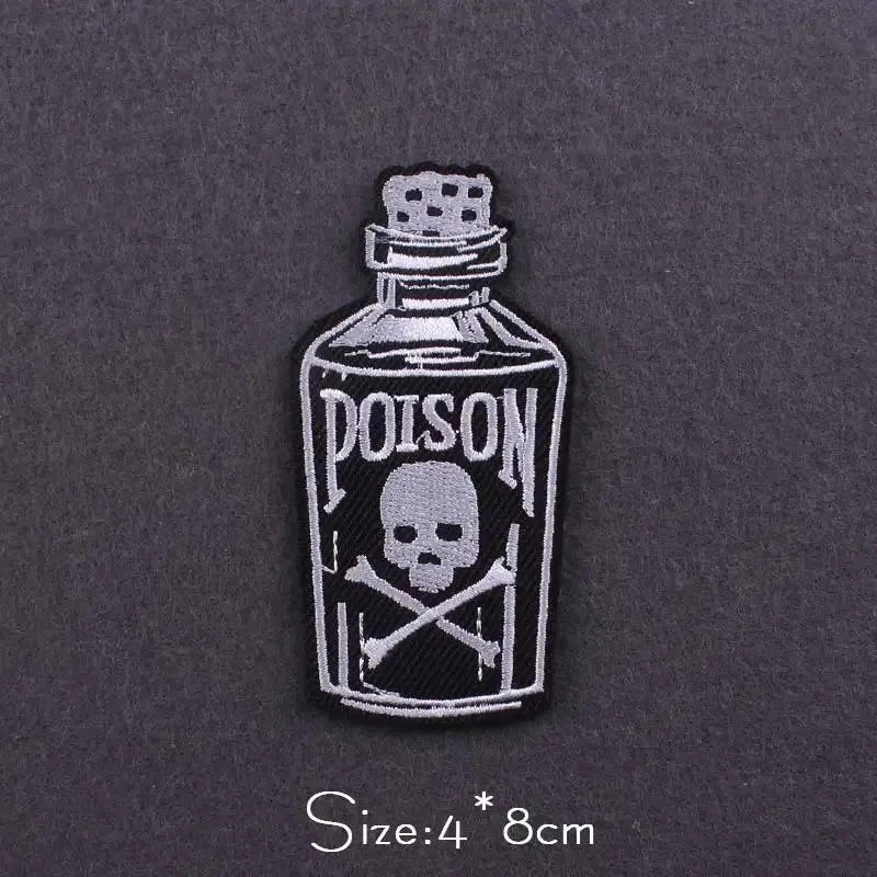 Handmade 3D Metal Band Iron-On Patches – Embroidered Rock & Punk Music Badges for Clothes, Jackets, and Bags
