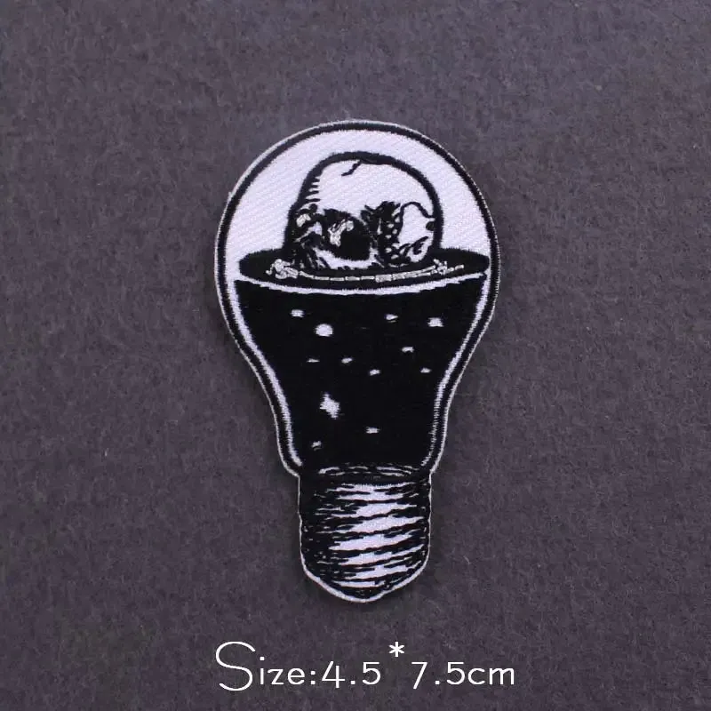 Handmade 3D Metal Band Iron-On Patches – Embroidered Rock & Punk Music Badges for Clothes, Jackets, and Bags