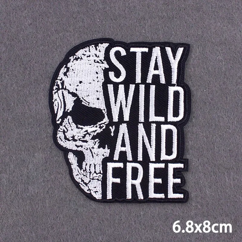 Handmade 3D Metal Band Iron-On Patches – Embroidered Rock & Punk Music Badges for Clothes, Jackets, and Bags