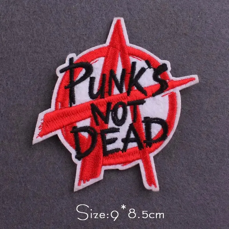 Handmade 3D Metal Band Iron-On Patches – Embroidered Rock & Punk Music Badges for Clothes, Jackets, and Bags
