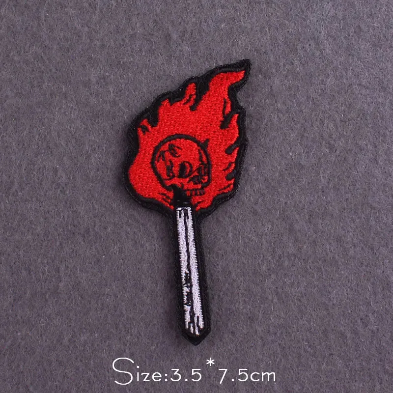 Handmade 3D Metal Band Iron-On Patches – Embroidered Rock & Punk Music Badges for Clothes, Jackets, and Bags