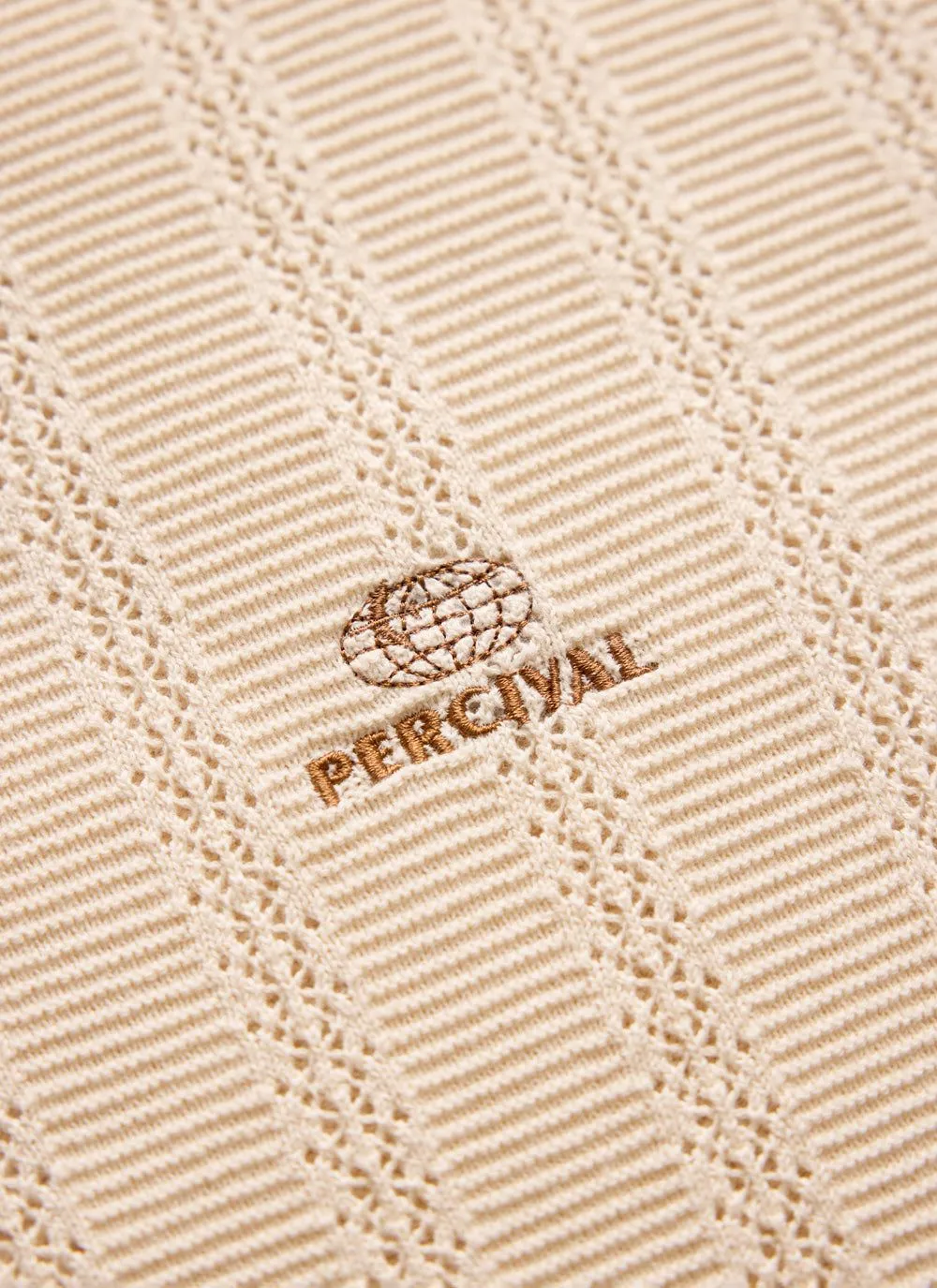 HQ Knitted Polo | Cotton | Ecru