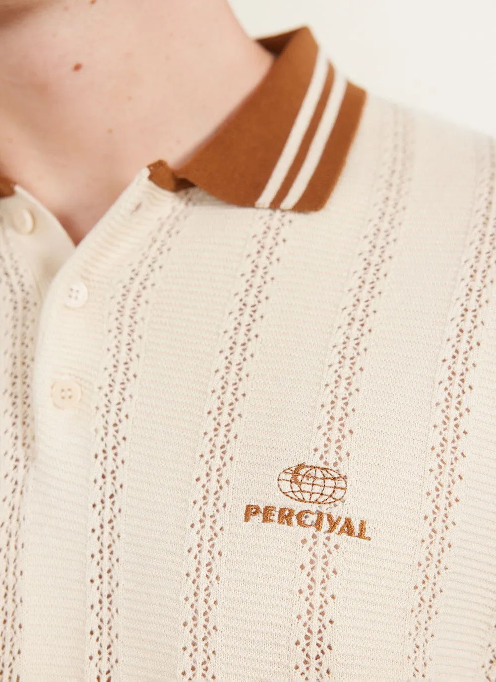 HQ Knitted Polo | Cotton | Ecru
