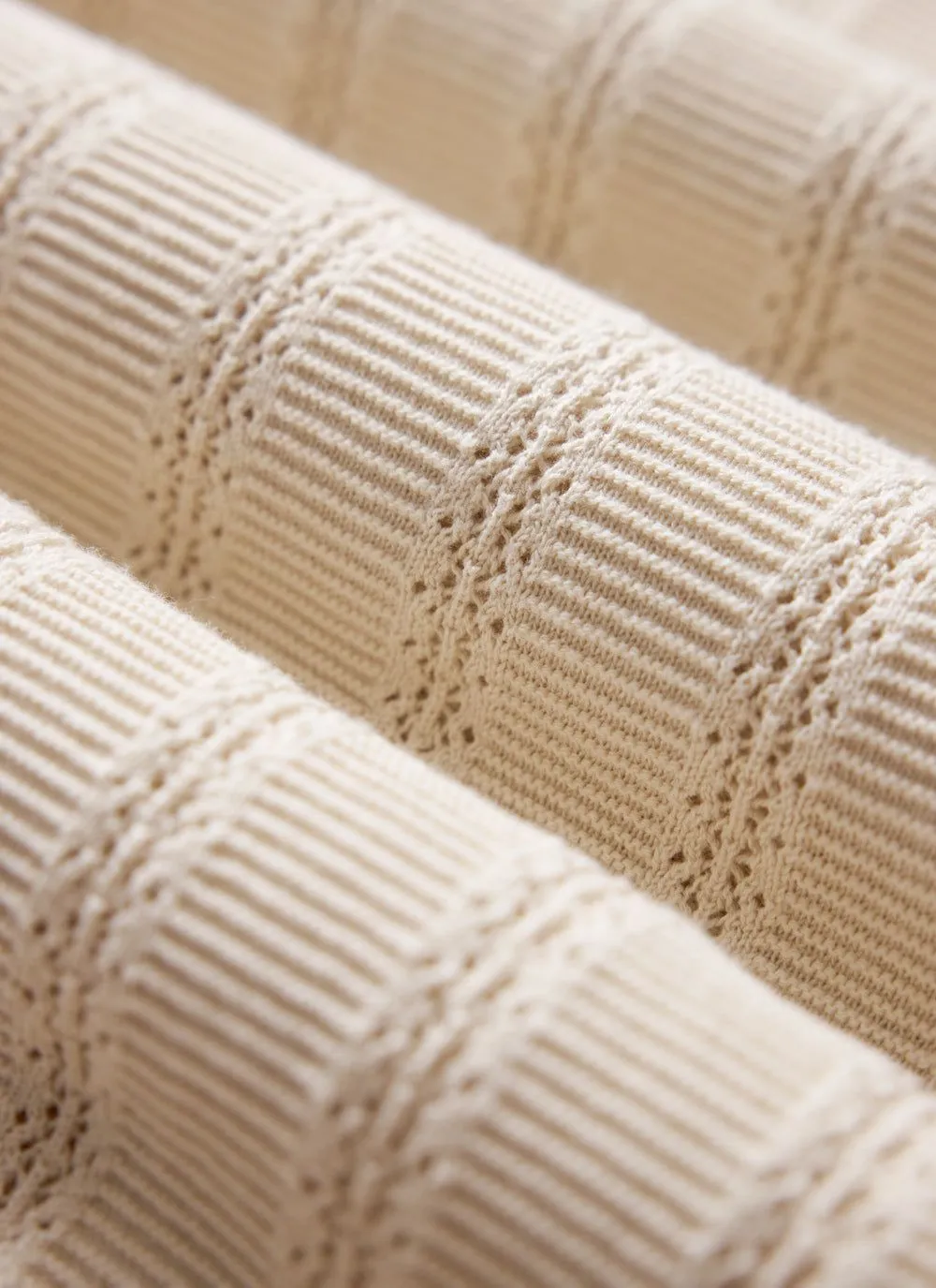 HQ Knitted Polo | Cotton | Ecru
