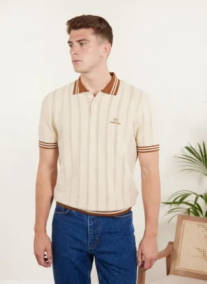 HQ Knitted Polo | Cotton | Ecru
