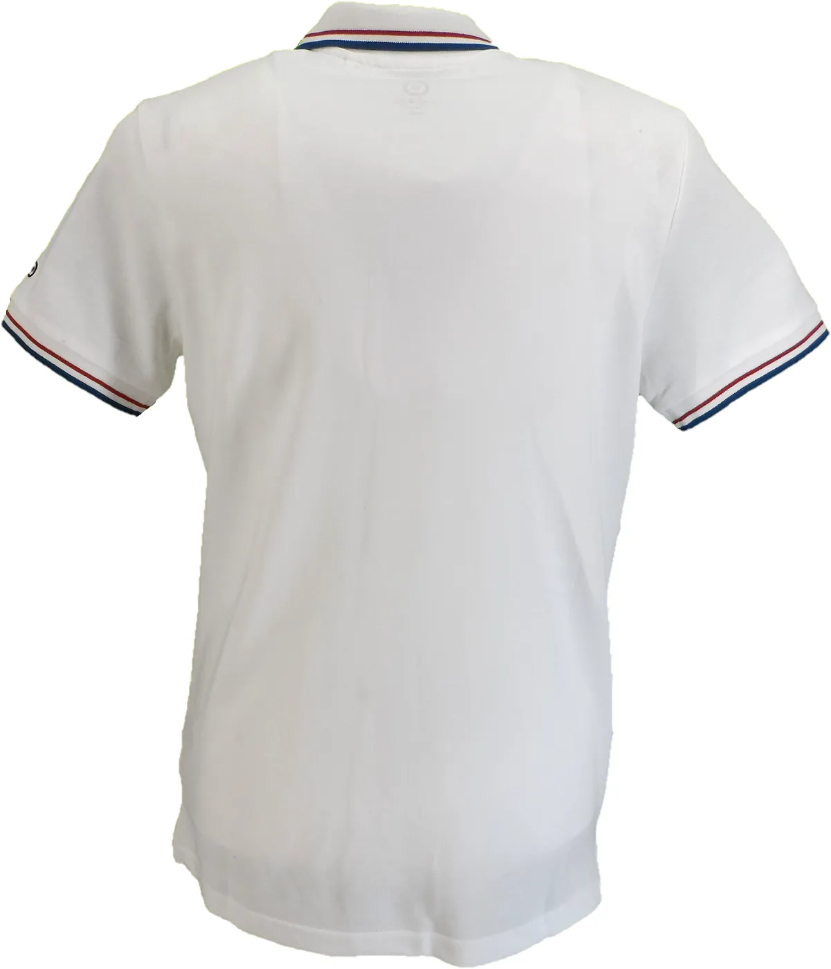 Lambretta White/Red/Blue Retro Target Logo 100% Cotton Polo Shirts