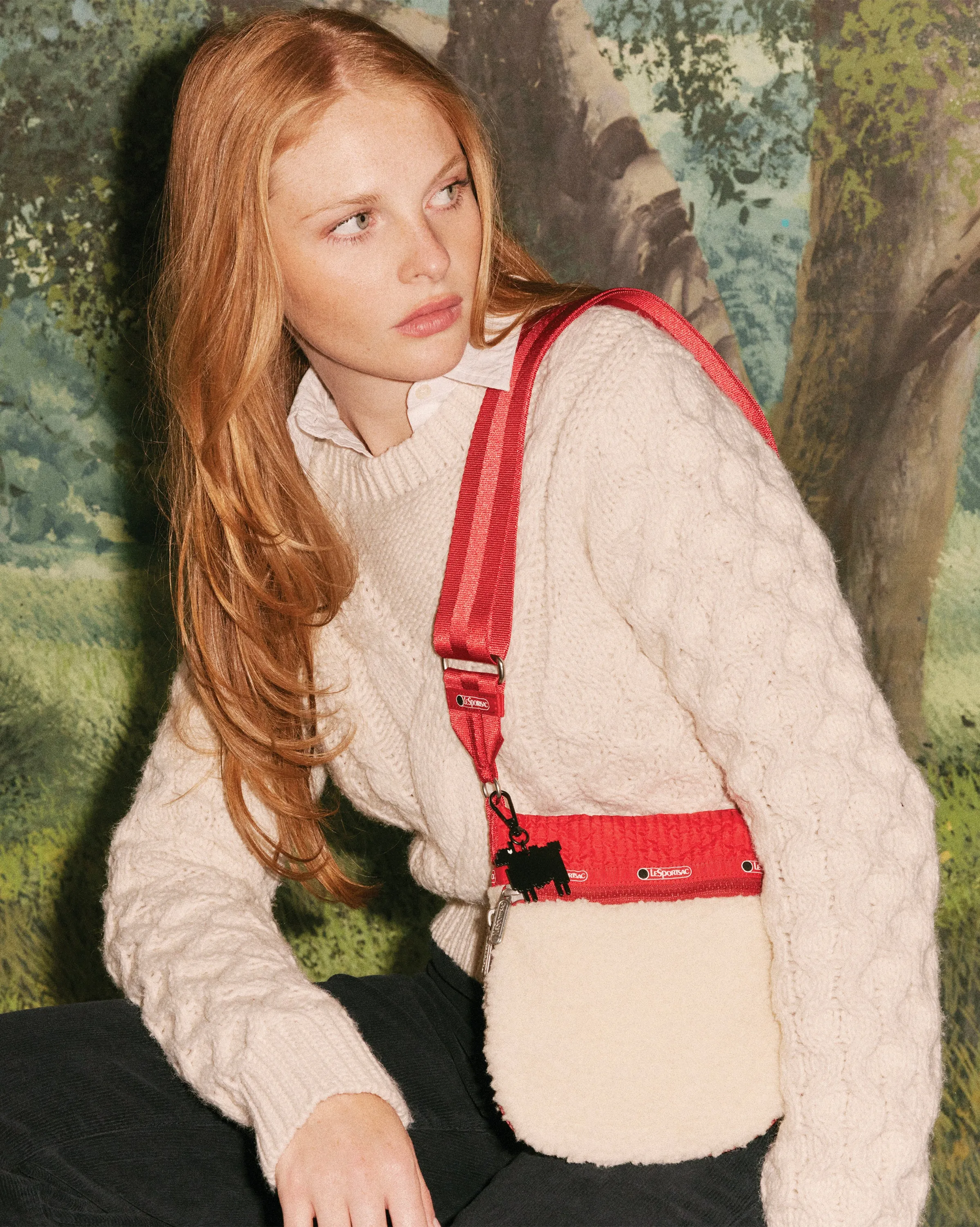 LeSportsac x Warm & Wonderful Arc en Ciel North/South Crossbody