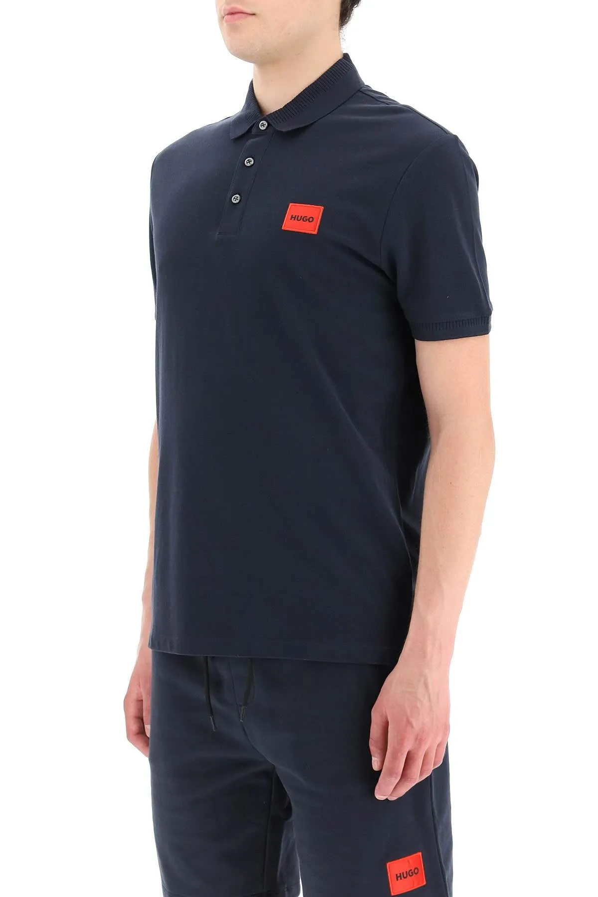 Logo Patch Polo Top