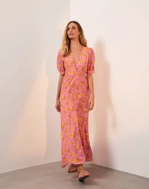 Lorelay Detail Midi Dress (exchange only) - Mosqueta
