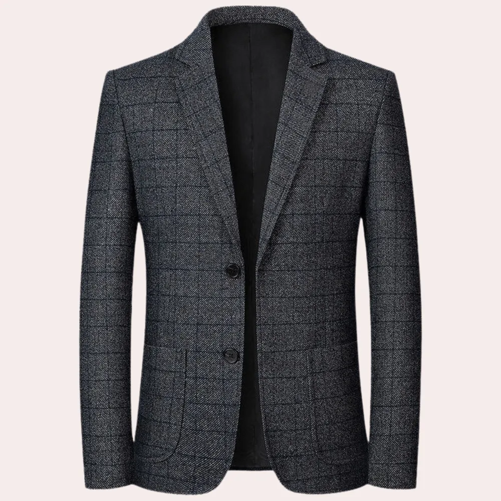 Mimir - Formal retro plaid men's blazer