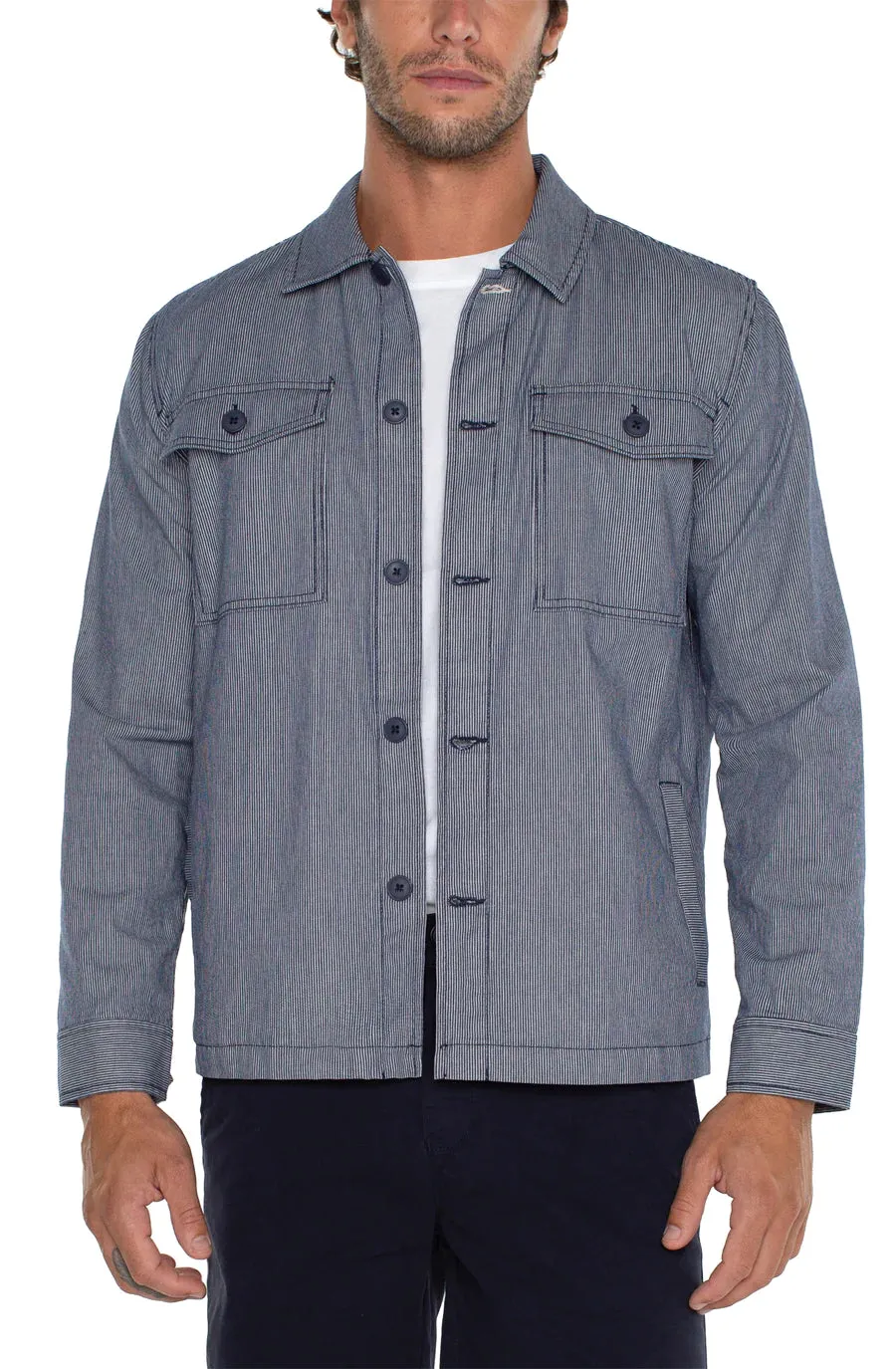 Overshirt W/ Flap Pockets