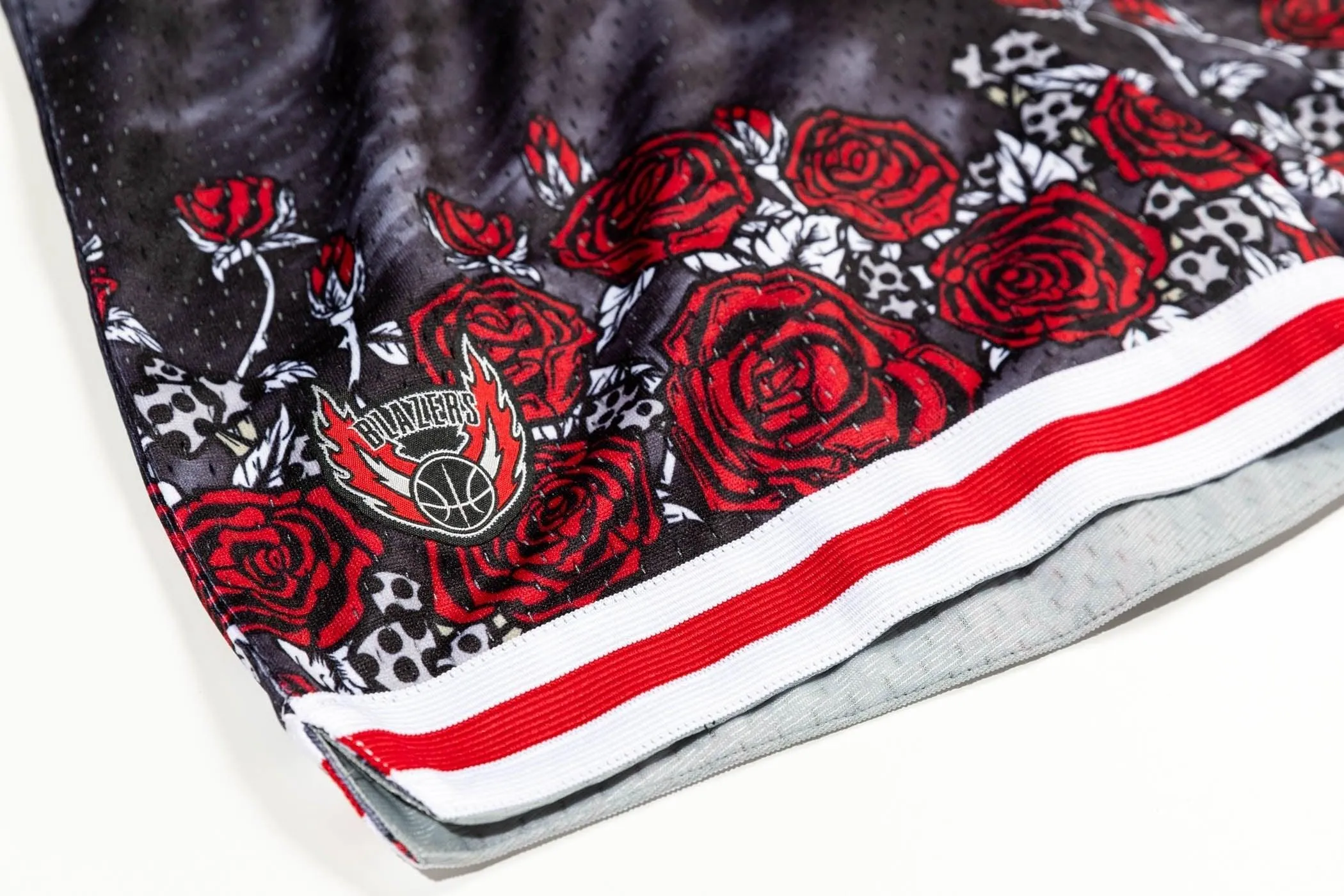 Portland Trail Blazers Mitchell & Ness Women's Energy Psychedelic Shorts