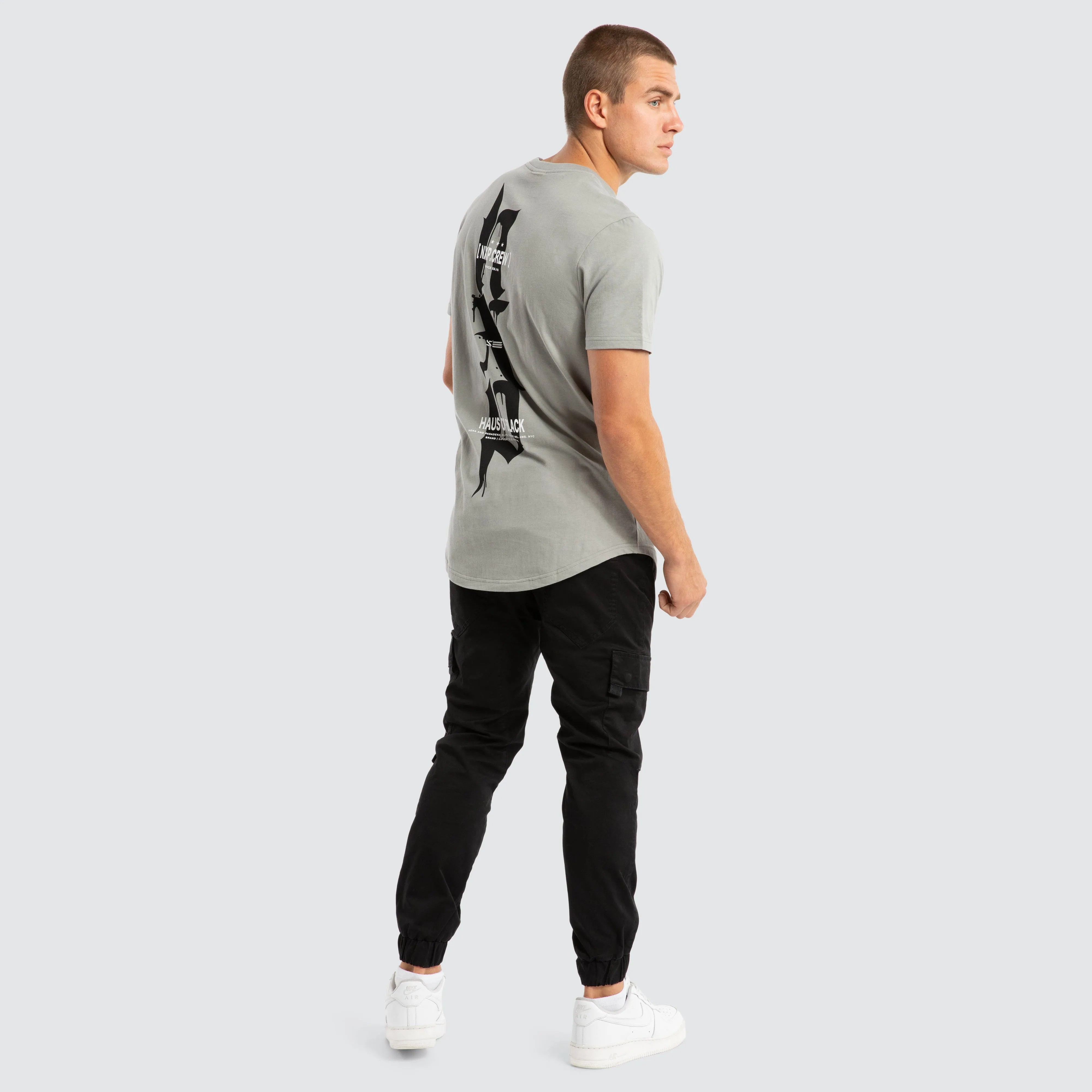 Powered Dual Curved Tee Moon Mist