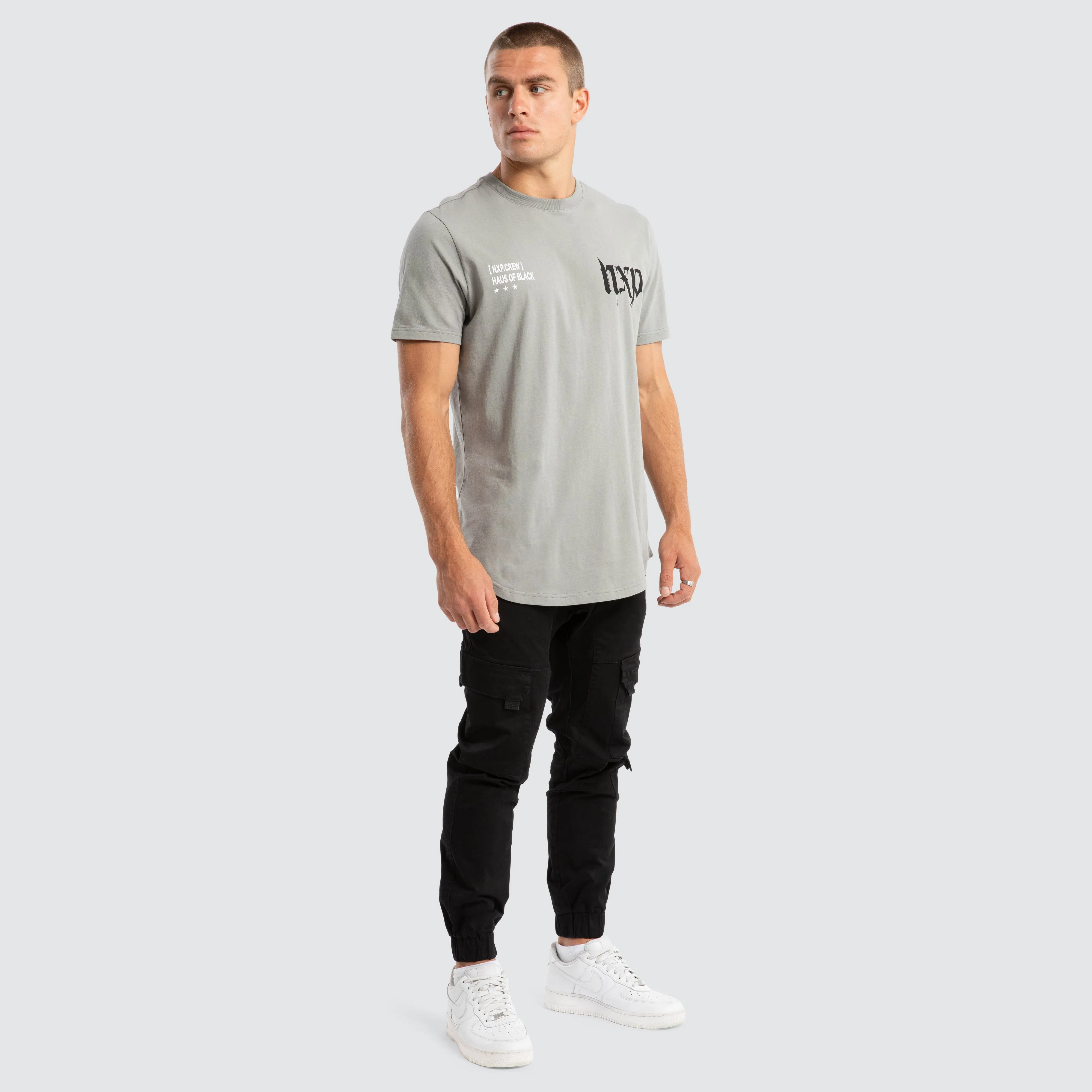 Powered Dual Curved Tee Moon Mist