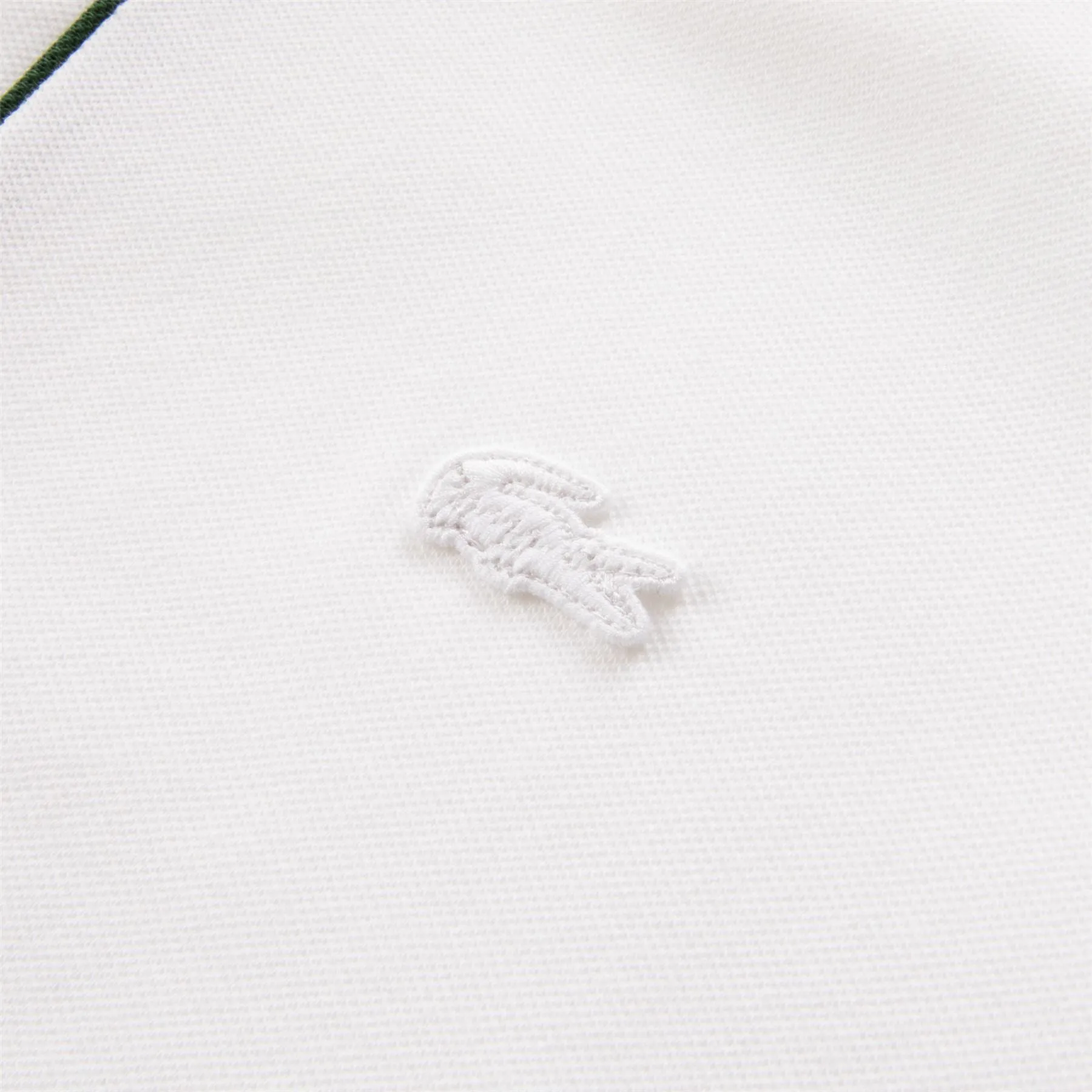 Smart Paris Stretch Cotton Contrast Trim Polo White - SS24