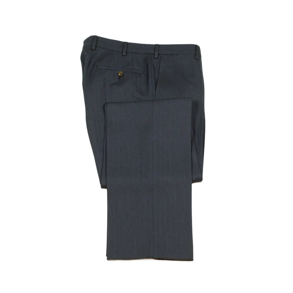 Steel blue herringbone P&B Universal suit, 15/16 oz wool
