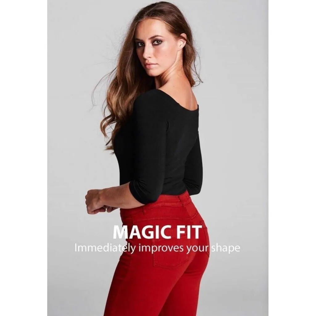 Trousers Magic fit slim black