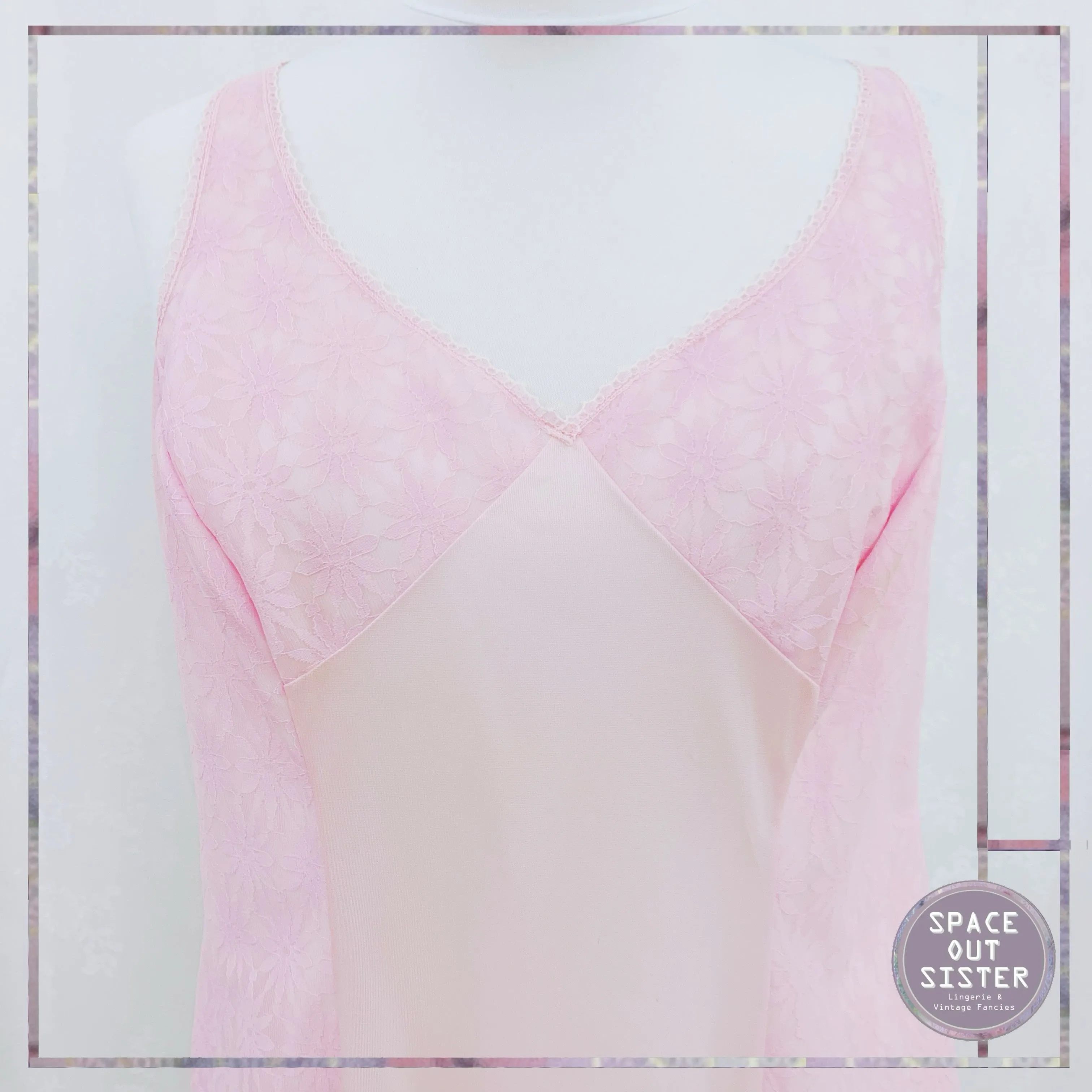 Vintage Margret Pastel Pink Slip
