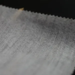 Wefab Iron on Interfacing 100% Polyester Tricot Woven Warp Knitted Interlining Fusible Buckram 100cm  Wide
