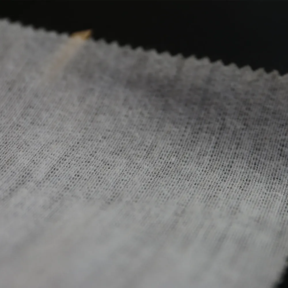 Wefab Iron on Interfacing 100% Polyester Tricot Woven Warp Knitted Interlining Fusible Buckram 100cm  Wide
