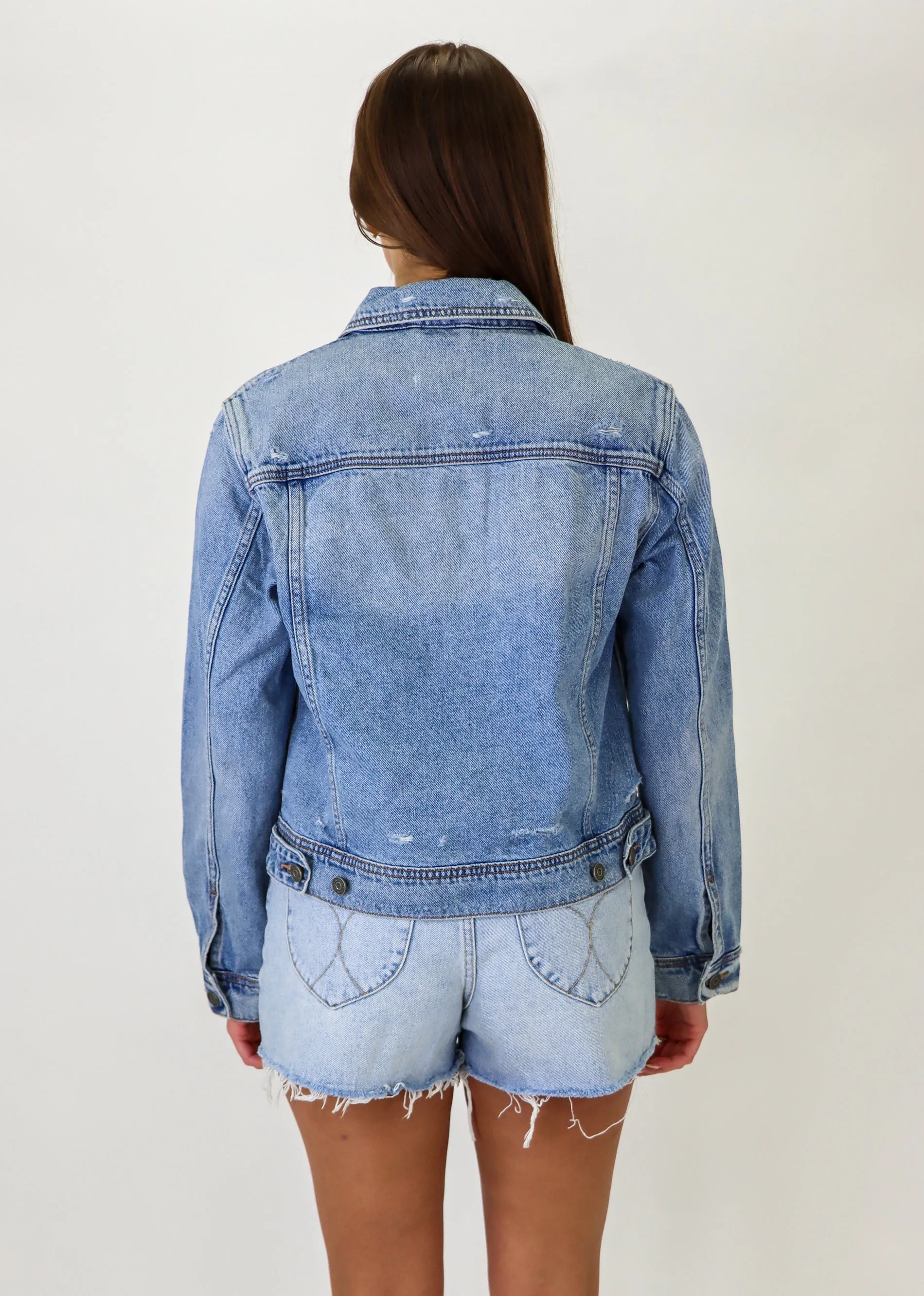 Whatever She Wants Jean Jacket ★ Light Wash