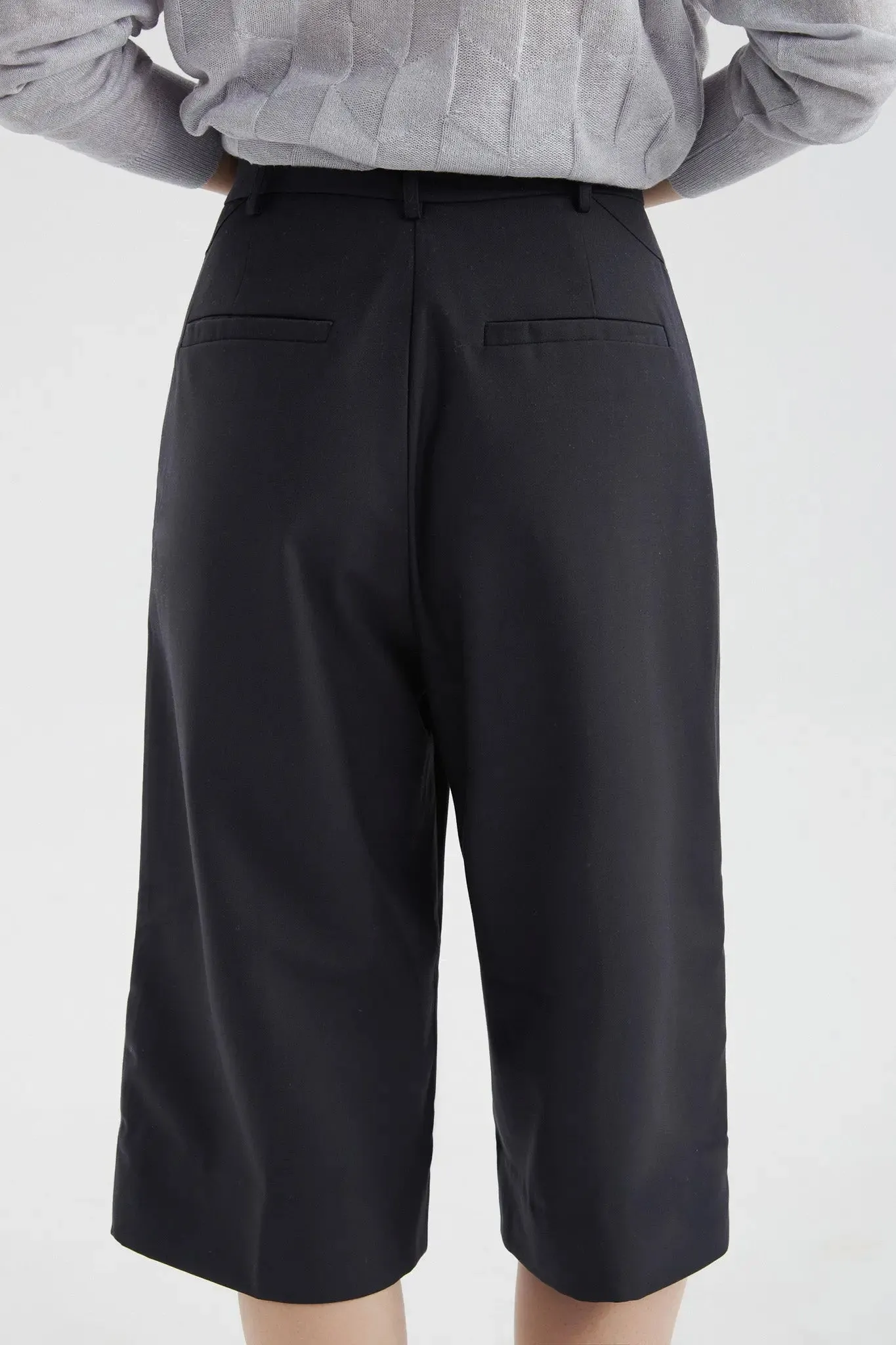 Wide Leg Capris Pants