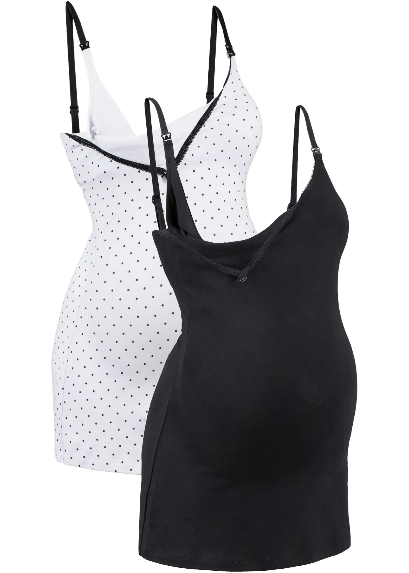 Women's Spaghetti Strap Camisole Soft Cotton Pregnancy Nursing Top