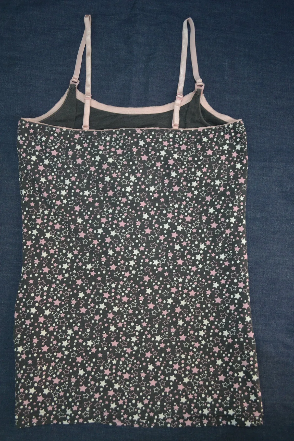 Women's Spaghetti Strap Camisole Soft Cotton Pregnancy Nursing Top